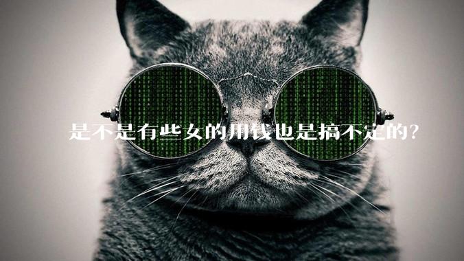 是不是有些女的用钱也是搞不定的？