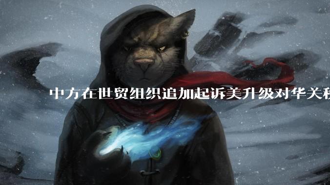 中方在世贸组织追加起诉美升级对华关税措施，具有怎样的意义？