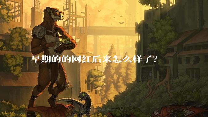 早期的的网红后来怎么样了？