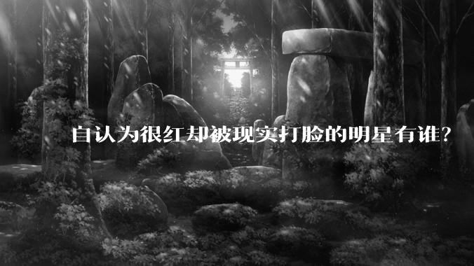 自认为很红却被现实打脸的明星有谁？